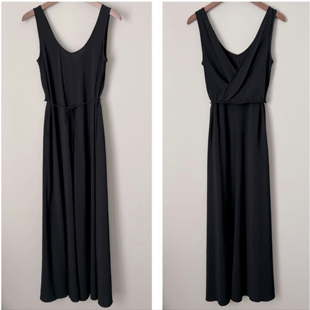 VINCE Scoop Neck Midi Length Dress M